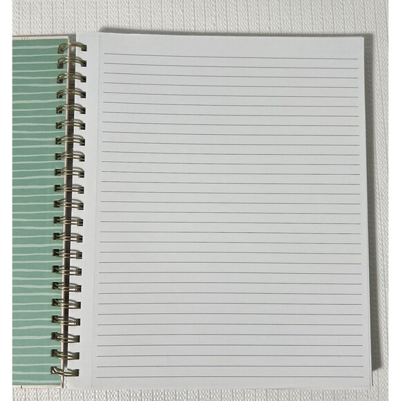 HOME is Where My PLANTS Are Hardcover Spiral Notebook Journal Pink Gold Lined - Picture 8 of 17